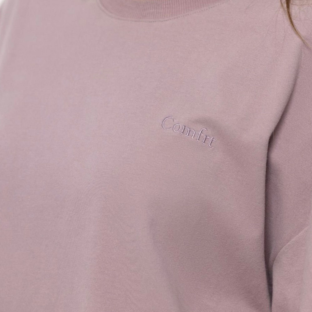 COMFRT Mauve Oversized T Shirt - Picture 4 of 6